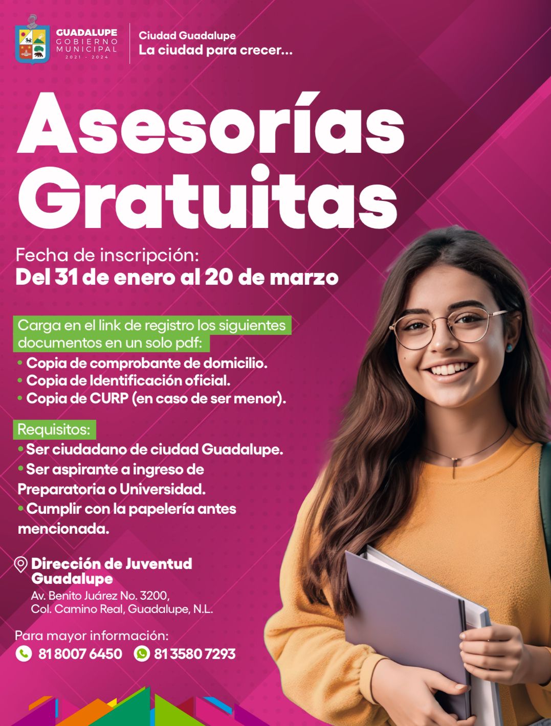 Abre Municipio De Guadalupe Registros Para Asesor As Gratuitas A Examen